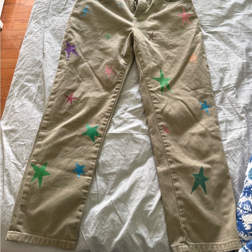 Scotch & Soda Star-Patterned Boyfriend Jeans - Multicolor